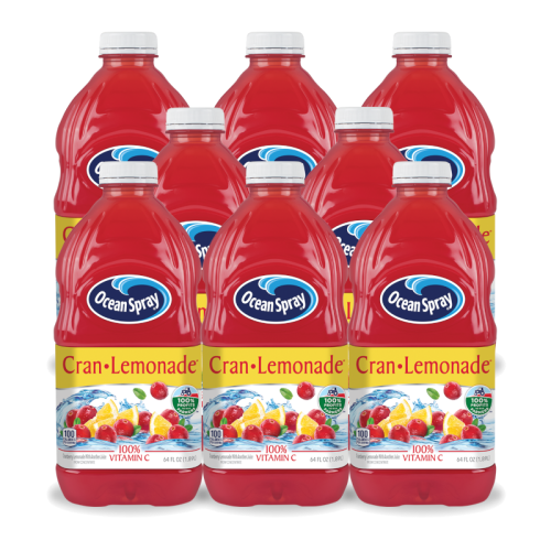 Ocean Spray Cran-Lemonade Juice - 8x64oz (1.89L)