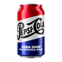 Pepsi Soda Shop with Real Sugar - 12fl.oz (355ml)
