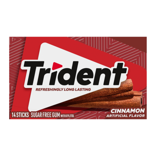 Trident Cinnamon Sugar Free Gum - 14 Stick Pack
