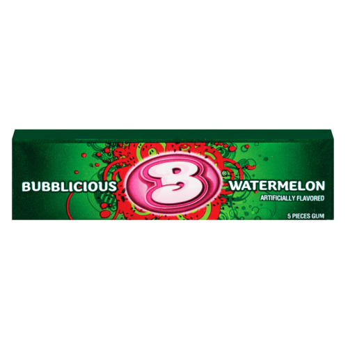 Bubblicious Watermelon Gum 5pc - 1.4oz (40g)
