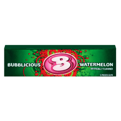 Bubblicious Watermelon Gum 5pc - 1.4oz (40g)