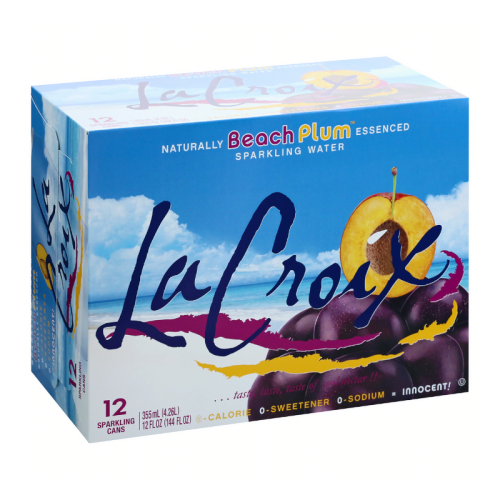 La Croix Beach Plum Sparkling Water 12-Pack (12 x 12fl.oz (355ml))