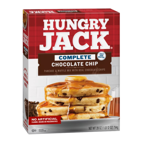 Hungry Jack Complete Chocolate Chip Pancake & Waffle Mix - 28oz (794g)