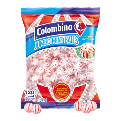 Colombina Jumbo Balls Peppermint - 2.7lb (1.08kg)