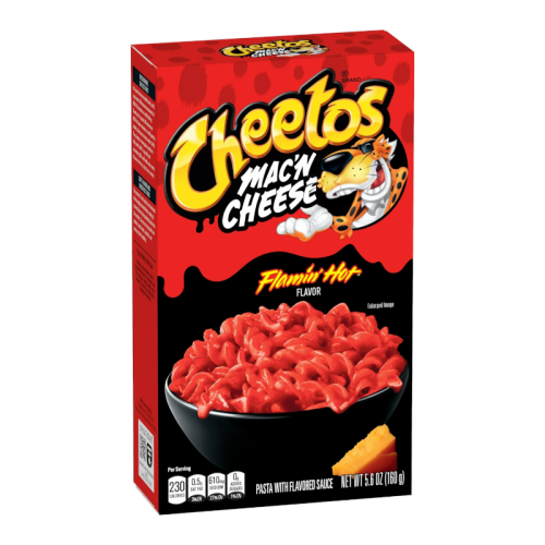 Cheetos Flamin' Hot Mac 'N Cheese Box - 5.6oz (160g)
