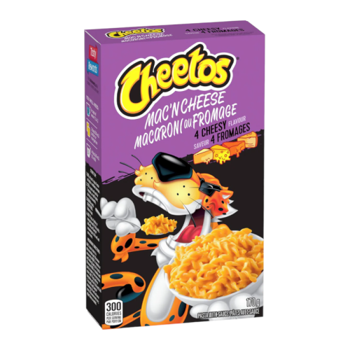 Cheetos Four Cheesy Mac 'n Cheese Box - 170g [Canadian]