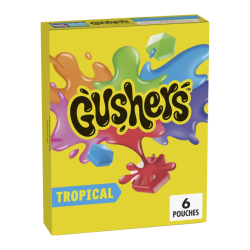 Betty Crocker Fruit Gushers Tropical Flavors - 4.8oz (136g)