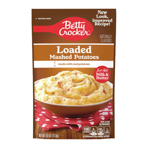 Betty Crocker Loaded Mashed Potatoes - 4oz (113g)