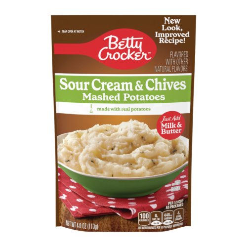Betty Crocker Sour Cream & Chive Mashed Potatoes - 4oz (113g)
