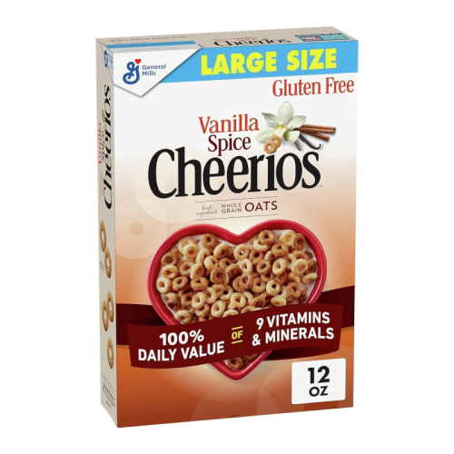 General Mills Vanilla Spice Cheerios Cereal - 12oz (340g)