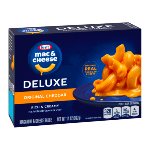 Kraft Deluxe Macaroni Cheese Family Size - 14oz (397g)