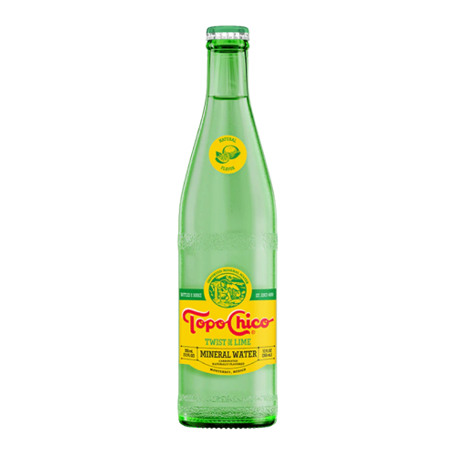 Topo Chico Twist Of Lime Sparkling Water - 12fl.oz (355ml) Glass Bottle