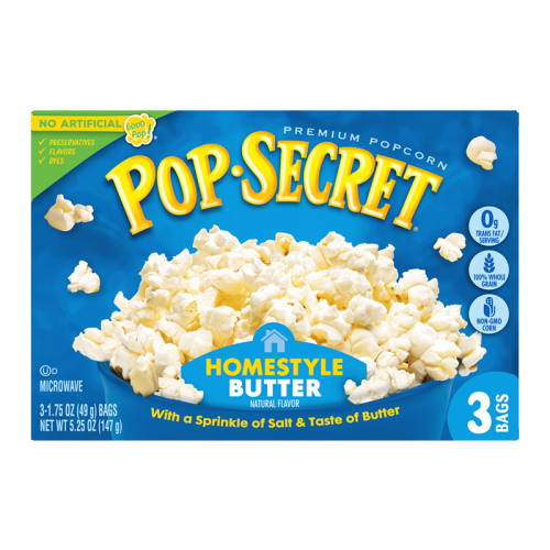 Pop Secret Homestyle Popcorn 3pk - 5.25oz (147g)