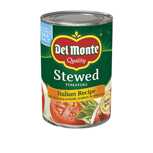 Del Monte Stewed Tomatoes Italian Recipe 14.5oz (411g)