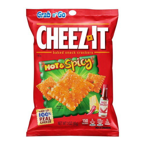 Cheez It Hot & Spicy Snack Crackers - 3oz (85g)