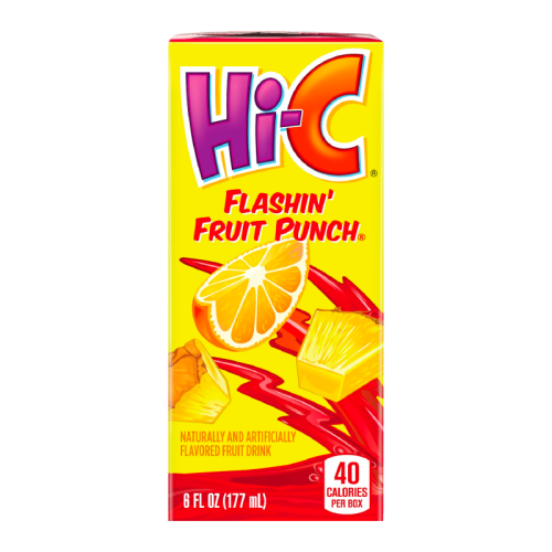 Hi-C Flashin Fruit Punch 6fl.oz (177ml) CARTON