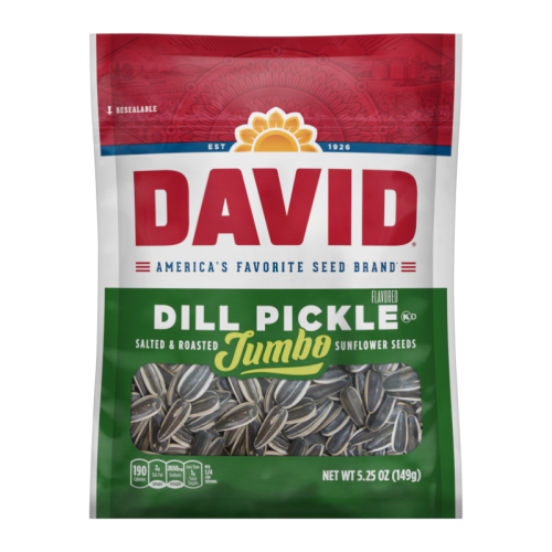 David - Jumbo Sunflower Seeds Dill Pickle - 5.25oz (149g)