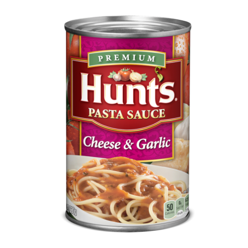Hunts Pasta Sauce Cheese & Garlic - 24oz (680g)