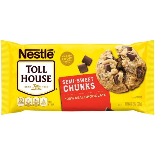 Toll House Semi Sweet Chocolate Chunks - 11.5oz (326g)