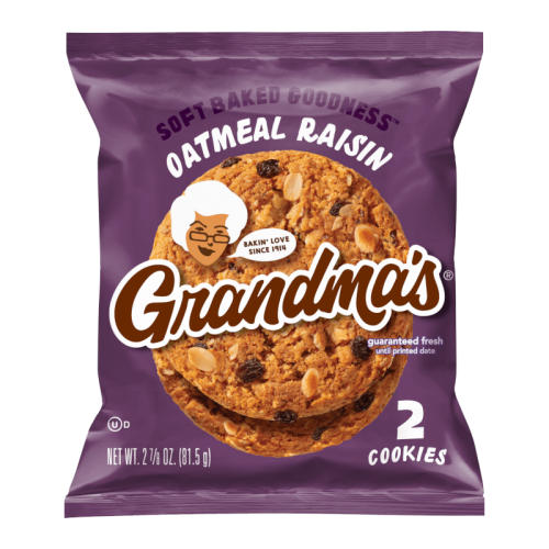 Grandma's Oatmeal & Raisin Cookies - 2.5oz (71g)