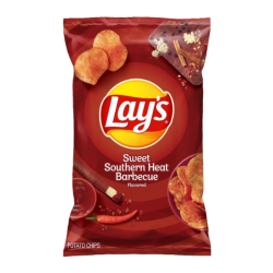Lay's Sweet Southern Heat Barbecue Potato Chips - 6.5oz (184.2g)