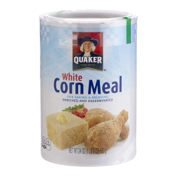 Quaker White Corn Meal - 24oz (680g)