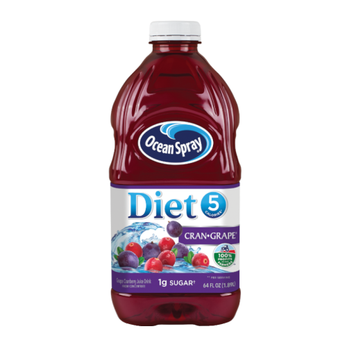 Ocean Spray Diet Cran-Grape Juice - 64oz (1.89L)