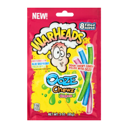 Warheads Ooze Chewz Ropes - 3oz (85g)