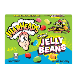 Warheads - Sour Jelly Beans Theatre Box - 4oz (113g)