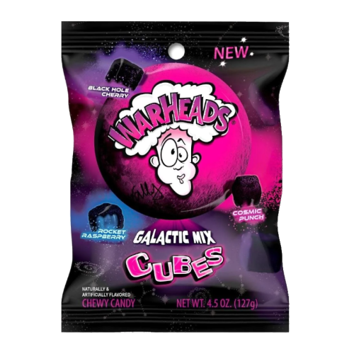 Warheads Galactic Cubes - 4.5oz (127g)