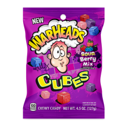 Warheads Berry Mix Cubes - 4.5oz (127g)