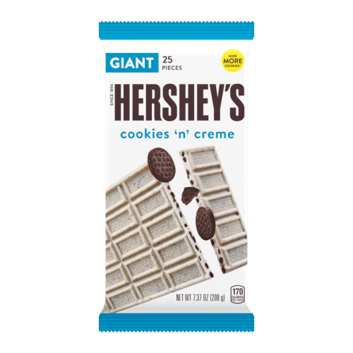 Hershey's Cookies 'N' Creme Giant Bar - 7.37oz (208g)