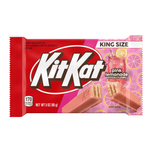 Kit Kat Limited Edition Pink Lemonade King Size - 3oz (85g)