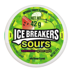 Ice Breakers Sours Watermelon & Green Apple (42g)