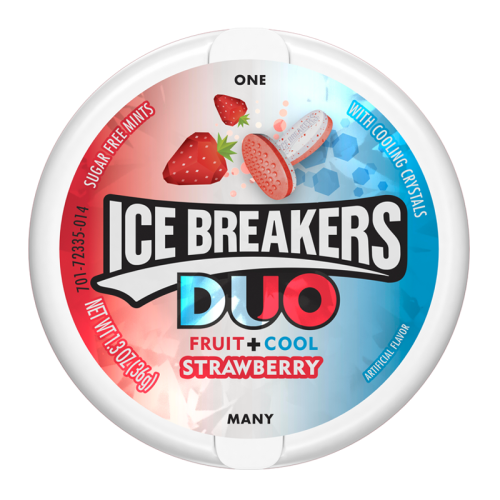 Ice Breakers Duo Strawberry Mints 1.3oz (36g)