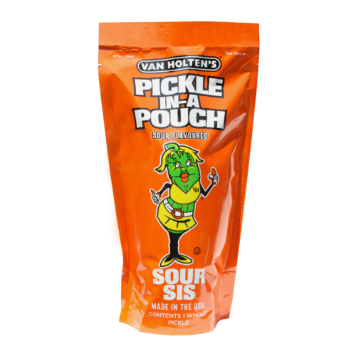 Van Holtens Pickle In A Pouch Sour Sis - 306g