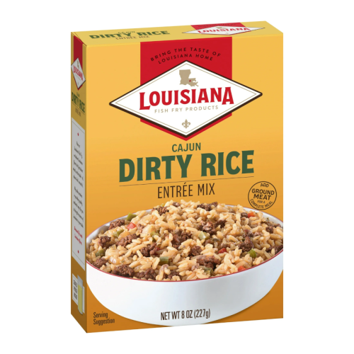 Louisiana Fish Fry Cajun Dirty Rice Entrée Mix - 8oz (227g)