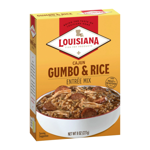 Louisiana Fish Fry Cajun Gumbo & Rice Entrée Mix - 8oz (227g)