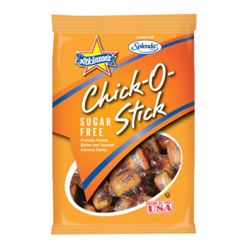 Atkinson's Chick-O-Stick Nuggets Sugar Free Peg Bag - 3.75oz (106g)