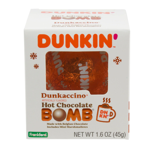 Dunkin' Donuts Dunkaccino Hot Chocolate Bomb - 1.6oz (45g)