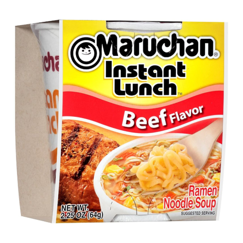 Maruchan Instant Lunch Beef Noodles - 2.25oz (64g)