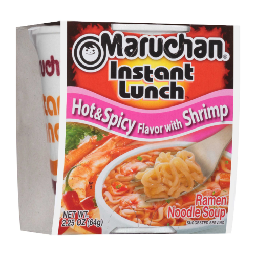 Maruchan Instant Lunch Hot & Spicy Shrimp Noodles - 2.25oz (64g)