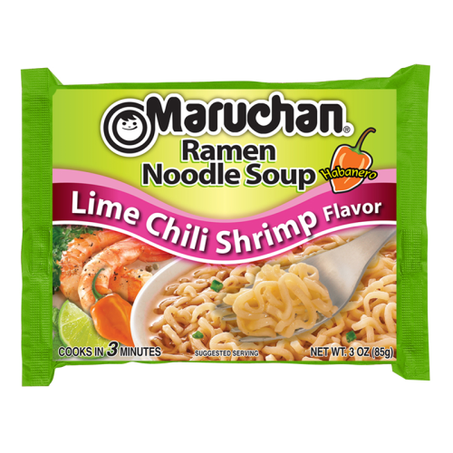 Maruchan Lime Chili Shrimp flavour Ramen Noodles - 3oz (85g)
