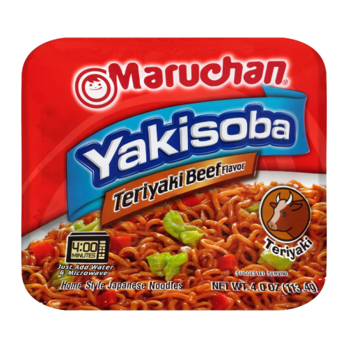 Maruchan Yakisoba Noodles Teriyaki Beef - 4oz (113g)