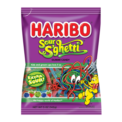 Haribo Sour S'ghetti - 5oz (142g)