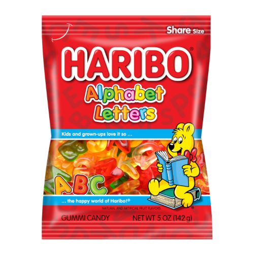 Haribo Alphabet Letters - 5oz (142g)
