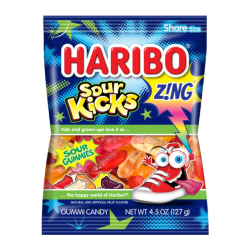 Haribo Z!NG Sour Kicks - 4.5oz (127g)