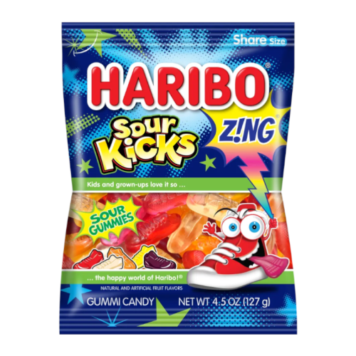 Haribo Z!NG Sour Kicks - 4.5oz (127g)
