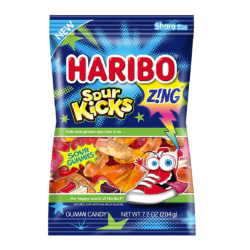 Haribo Z!NG Sour Kicks - 7.2oz (204g)