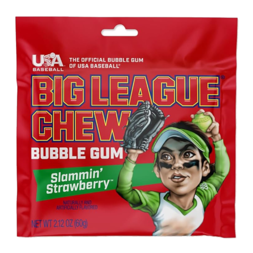 Big League Chew Strawberry - 2.12oz (60g)